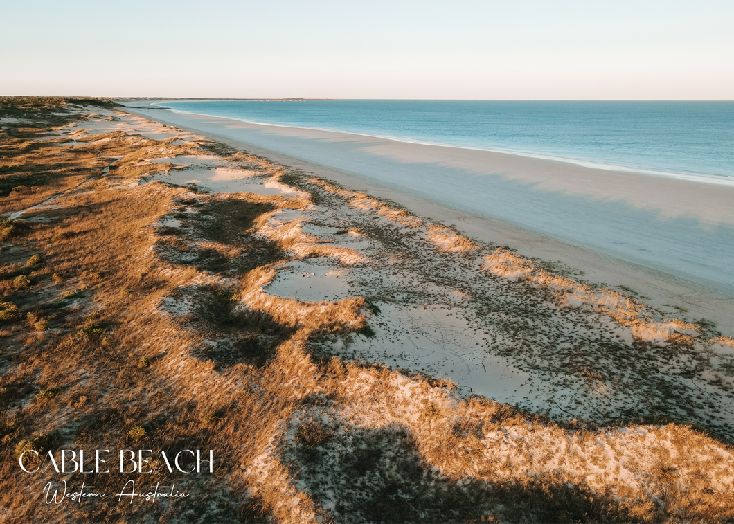 Cable Beach Dunes Tea Towel