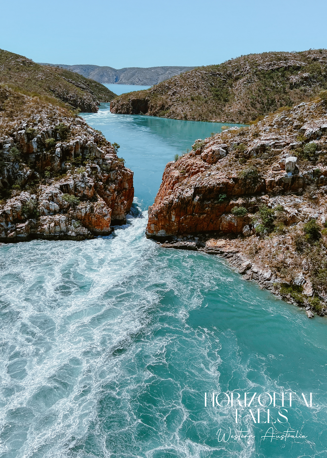 Horizontal Falls Tea Towel